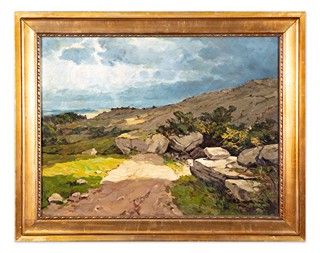 Vojtěch Hynek Popelka (1888-1961) - Krajina s balvany