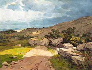 Vojtěch Hynek Popelka (1888-1961) - Krajina s balvany