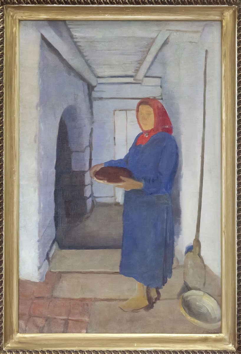 Mandel Jura (1886-1971) - Žena s bochníkem chleba