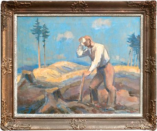 Moravec Alois (1899-1987) - Dřevorubec
