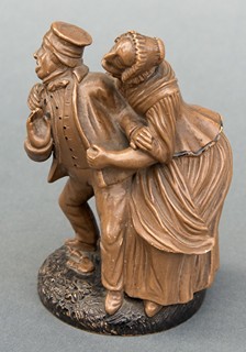 Maresch Johann (1821-1914) - Žertovná figurka Manželský pár