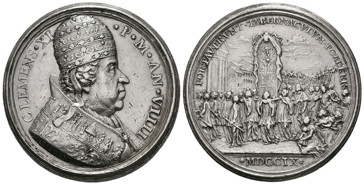 Vatikán, Clement XI., 1700 - 1721