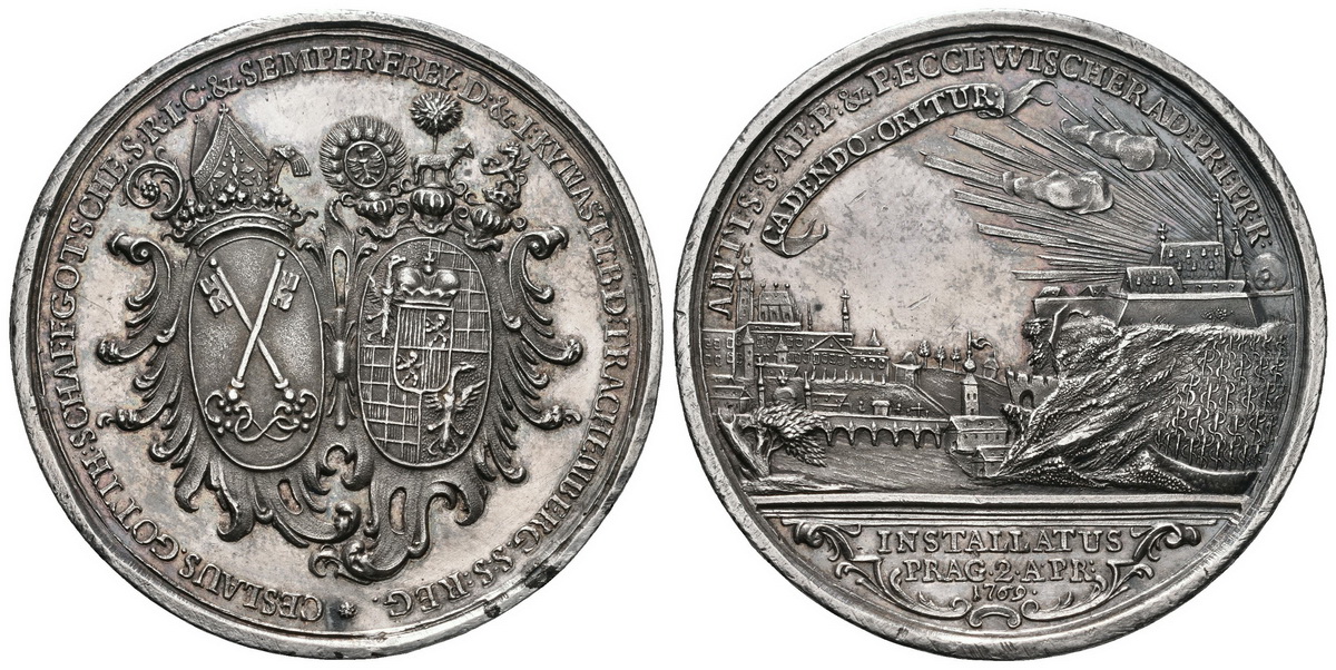 Praha - Vyšehrad, Česlav Gotthard hrabě Schafgotsche, 1769 - 1781