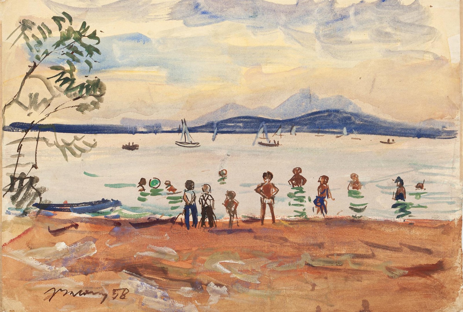 Baloun Zdeněk 1918 - 1978 - Máchovo jezero