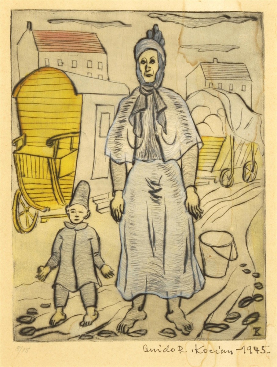 Kocián Roman Quido 1908 - 1971 - S dítětem