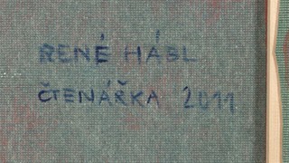Hábl René 1968 - 2021 - Čtenářka