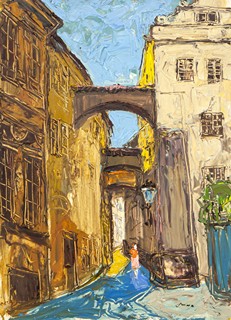 Max František 1895 - 1969 - Staropražský motiv