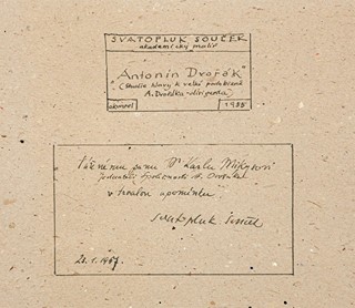 Souček Svatopluk 1902 - 1986 - Antonín Dvořák