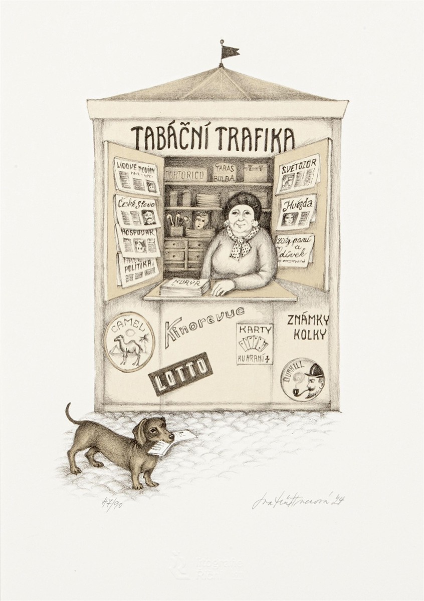 Hüttnerová Iva (1948) - Tabáční trafika