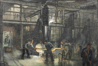 Hodek Josef (1888 - 1973) - Ze Škodovky, Malá kovárna