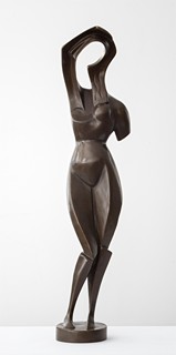 Archipenko Alexander (1887 - 1964) - Česající se žena