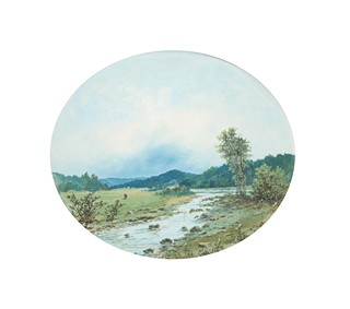 Jaroš Bohumil (1856 - 1924) - Procházka u řeky