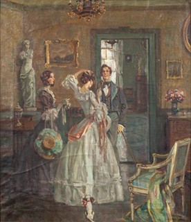 Wierer Alois (1878 - 1945) - Před vycházkou
