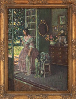 Wierer Alois (1878 - 1945) - Dívka čtoucí dopis