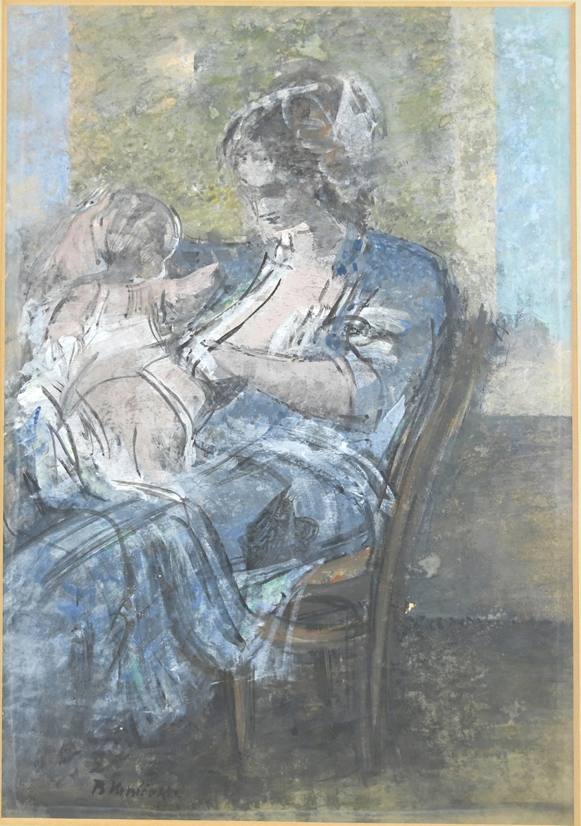 Bedřich Vaníček (1885-1955) - Matka s dítětem