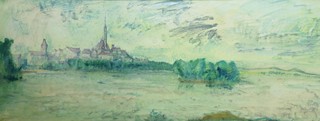 Pavel Forman (1920 - 2008) - Čáslav od Podměstského rybníka