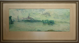 Pavel Forman (1920 - 2008) - Čáslav od Podměstského rybníka