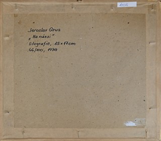 Jaroslav Grus (1891 - 1983) - Loďka na břehu, Na návsi