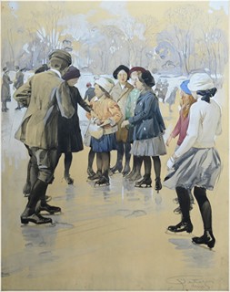 Otto Peters (1882 - 1970) - Na kluzišti