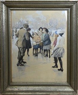 Otto Peters (1882 - 1970) - Na kluzišti