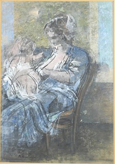 Bedřich Vaníček (1885-1955) - Matka s dítětem