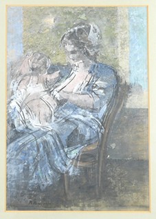 Bedřich Vaníček (1885-1955) - Matka s dítětem