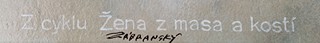 Vlastimil Zábranský | Z cyklu Žena z masa a kostí