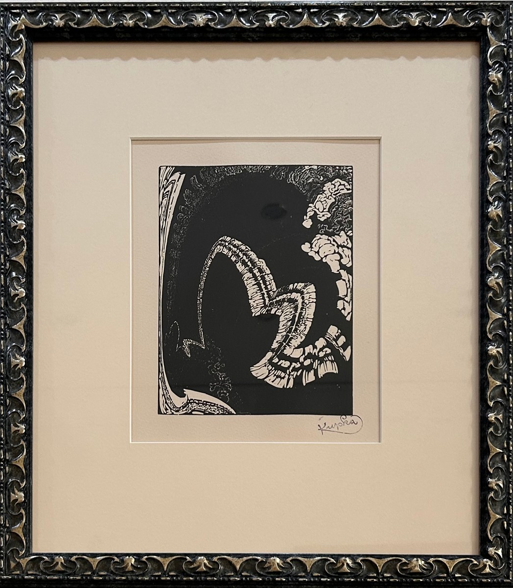 František Kupka (1871 - 1957) - Planche pour quatre histoires en noir et blanc