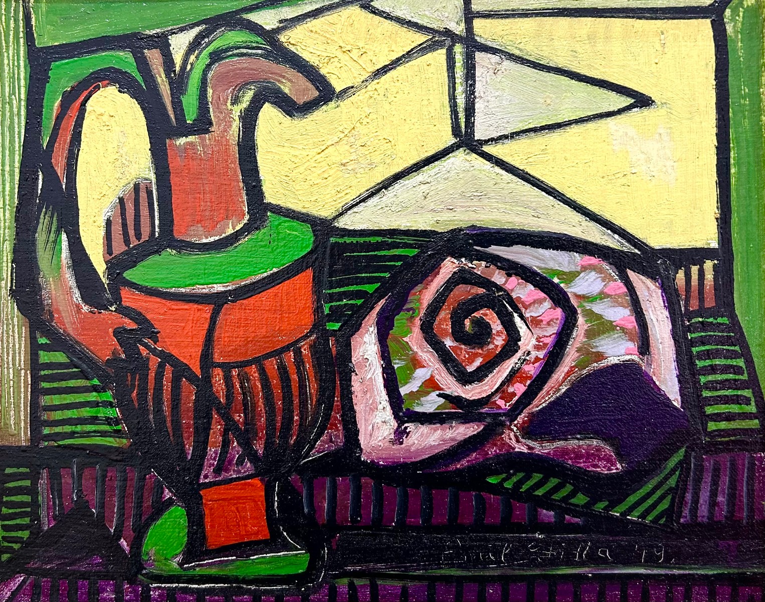 Emil Filla (1882 - 1953) - Zátiší se džbánem a lasturou -Obraz bude zařazen do soupisu děl Filla Foundation