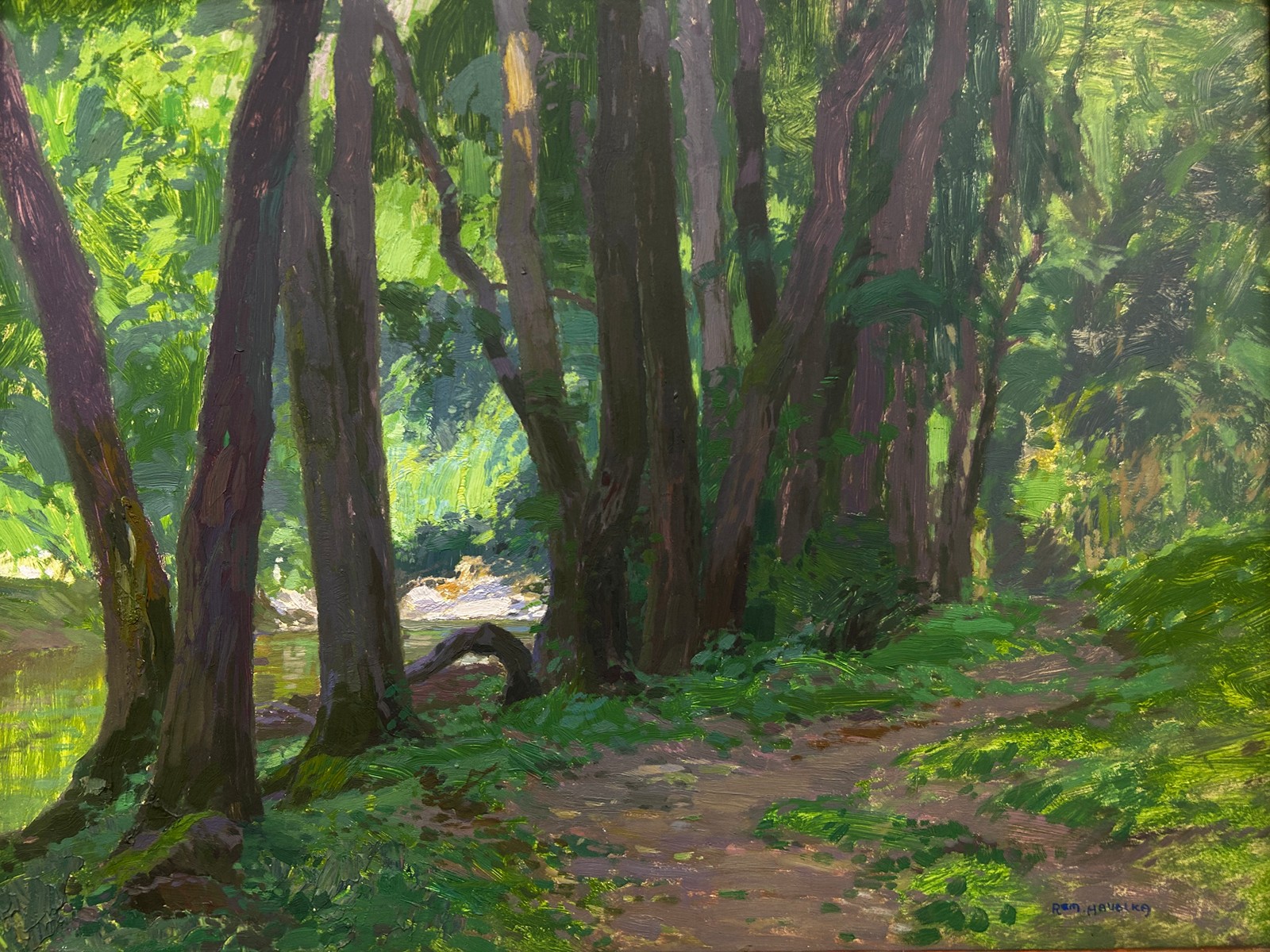 Roman Havelka (1877 - 1950) - Zelená nálada (kolem roku 1910)