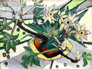 Arnošt Paderlík (1919 - 1999) - Zátiší s rozkvetlými květinami
