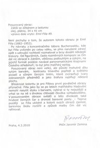 Emil Filla (1882 - 1953) - Zátiší se džbánem a lasturou -Obraz bude zařazen do soupisu děl Filla Foundation