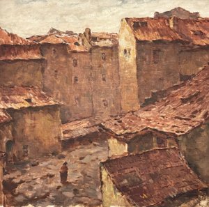 Antonín Slavíček (1870 - 1910) - Masné krámy v asanaci (publikované dílo)