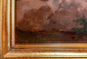 Bedřich Havránek (1821 - 1899) - Staré stavení