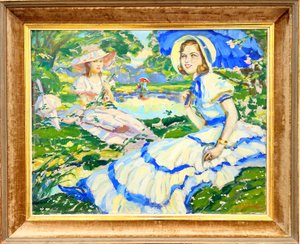 Vlastimil Košvanec (1887 - 1961) - Jarní den