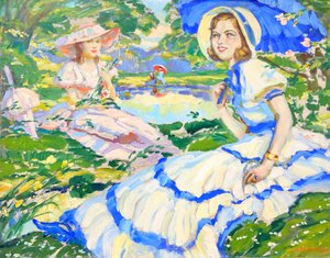 Vlastimil Košvanec (1887 - 1961) - Jarní den