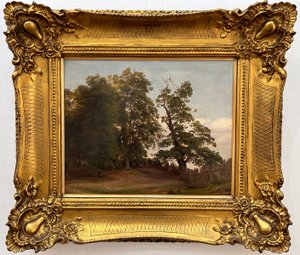 Bedřich Havránek (1821 - 1899) - Stromy v oboře