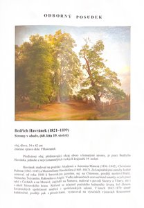 Bedřich Havránek (1821 - 1899) - Stromy v oboře