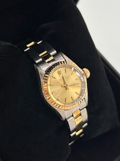Rolex Bicolor Oyster perpetual - 18K žluté zlato a ocel - Seriové čislo 1163280