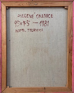 Karel Chaba (1925 - 2009) - Z Benátek 1981 - Zelené okenice