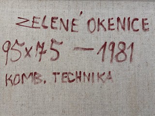 Karel Chaba (1925 - 2009) - Z Benátek 1981 - Zelené okenice