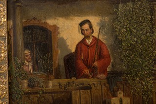 Mánes Quido - Kuřák na balkoně