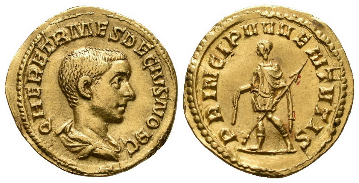 Herennius Etruscus - jako caesar, 250 - 251