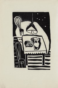 Jan Sládek (1906 - 1982) - Balada o očích topičových / Jiří Wolker ; linoryty Jan Sládek