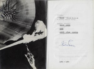Karel Šiktanc (1928) - Tanec smrti aneb Ještě pámbu neumřel / Karel Šiktanc (podpis)