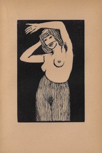 František Kobliha (1877 - 1962) - Žena se zlatou maskou / Helena Filochowska