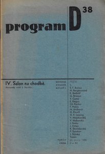 Toyen (1902 - 1980) - Program D 38. Sezona 1937/38, svazek 6. (ilustrace Toyen a Jindřich Štýrský)