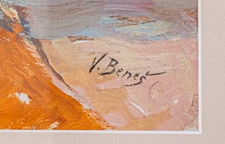 Vincenc Beneš (1883–1979) - Kytice se šeříky a kosatci