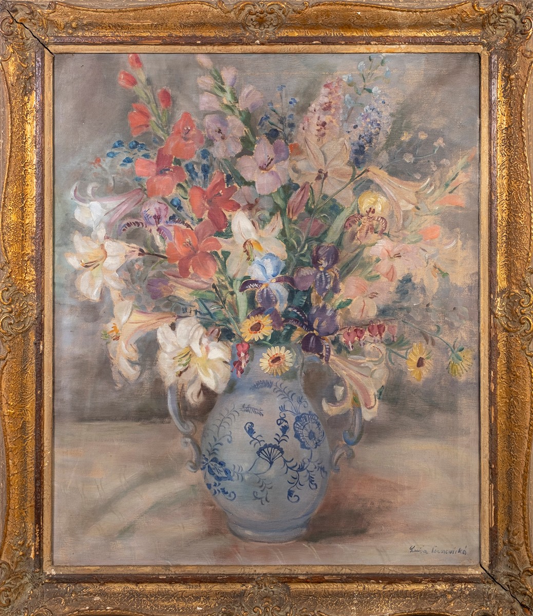 Luisa Černovická (1903–2008) - Zahradní kytice (velký rozměr)