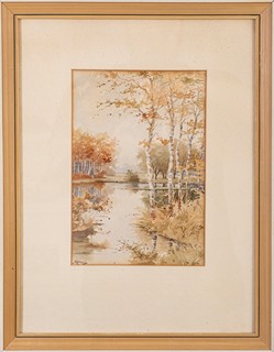 Josef Řeřicha (1872–1959) - Břízky u jezera